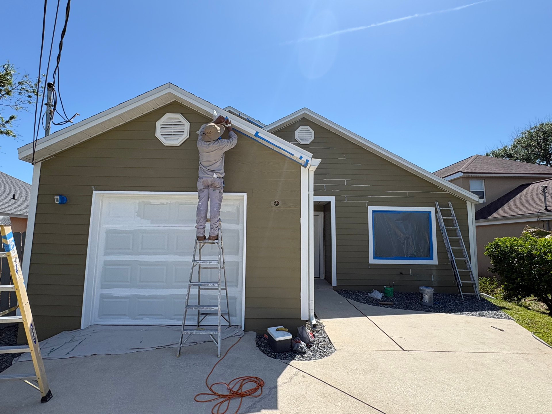 Exterior Painting before